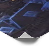 Edinburgh, Schotland Mooie historische gebouwen   Poster (Hoek)