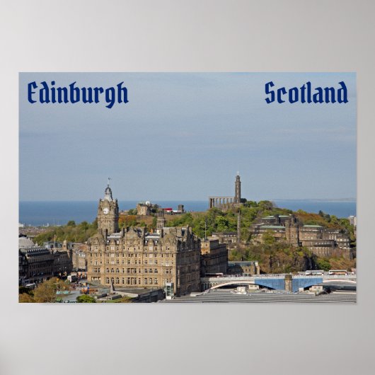Edinburgh, Schotland Poster (Voorkant)