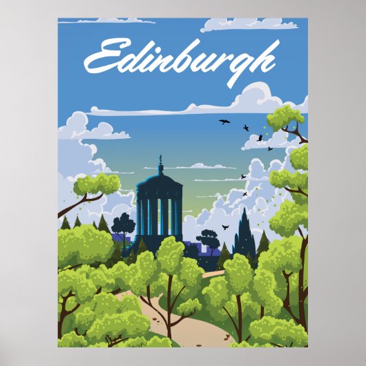 Edinburgh Schotland Poster (Voorkant)