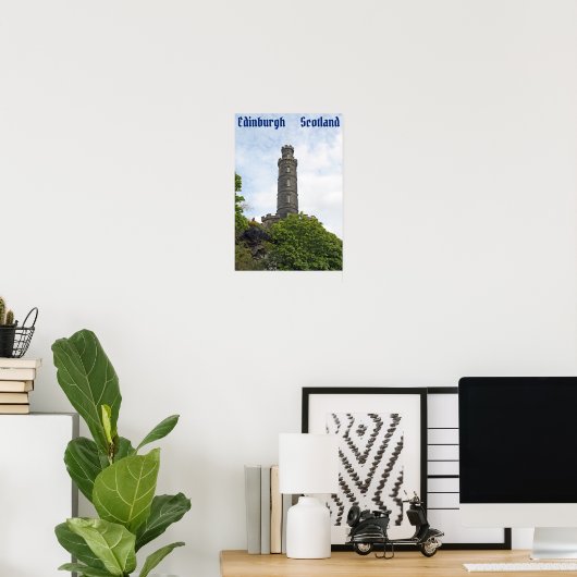 Edinburgh, Schotland Poster (Thuiskantoor)