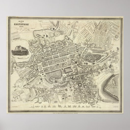 Edinburgh, Schotland Poster (Voorkant)