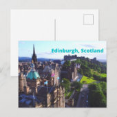Edinburgh, Schotland prachtige historische gebouwe Briefkaart (Voorkant / Achterkant)