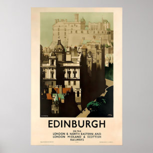 Edinburgh Schotland Schot Celtd St Andrews VK Poster