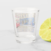 Edinburgh, Schotland Shot Glas (Achterkant)