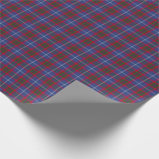 Edinburgh Schotland Tartan Pattern Cadeaupapier (Hoek)