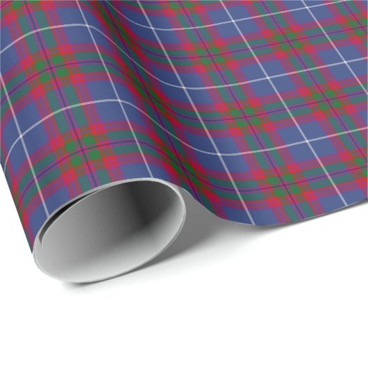 Edinburgh Schotland Tartan Pattern Cadeaupapier (Rol Hoek)