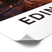 Edinburgh Schotland Travel Print (Hoek)