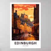 Edinburgh Schotland Travel Print (Voorkant)