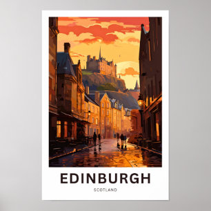 Edinburgh Schotland Travel Print