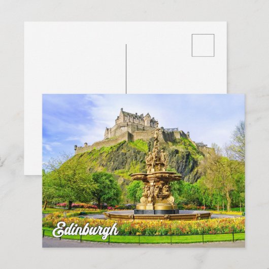Edinburgh, Schotland, Verenigd Koninkrijk Briefkaart (Voorkant / Achterkant)