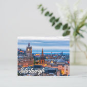 Edinburgh, Schotland, Verenigd Koninkrijk Briefkaart (Staand voorkant)