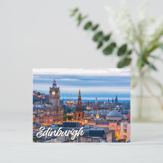 Edinburgh, Schotland, Verenigd Koninkrijk Briefkaart (Staand voorkant)
