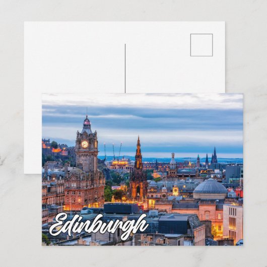 Edinburgh, Schotland, Verenigd Koninkrijk Briefkaart (Voorkant / Achterkant)