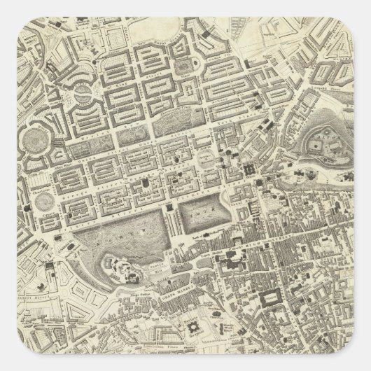 Edinburgh, Schotland Vierkante Sticker (Voorkant)