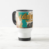 Edinburgh,Schotland Vintage Reisposter Reisbeker (Voorkant links)