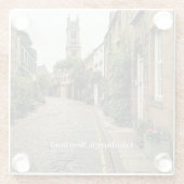 Edinburgh, Schotse cityscape Glazen Onderzetter (Achterkant)
