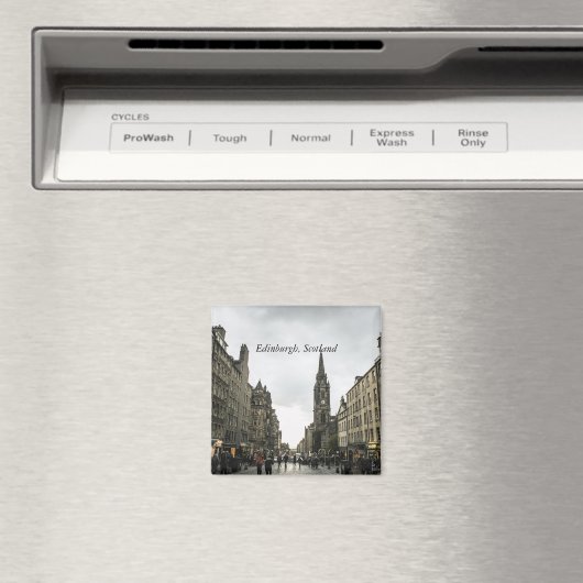 Edinburgh, Schotse cityscape Magneet (Insitu (Vaatwasser))