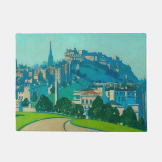 Edinburgh, Schotse hoofdstad (door George Henry) Deurmat (Voorkant)