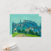 Edinburgh, Schotse hoofdstad (door George Henry) Kaart (Voorkant / Achterkant in situ)