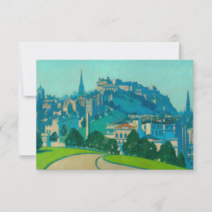 Edinburgh, Schotse hoofdstad (door George Henry) Kaart