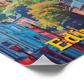 Edinburgh Scotland Art Vintage Travel Poster (Hoek)