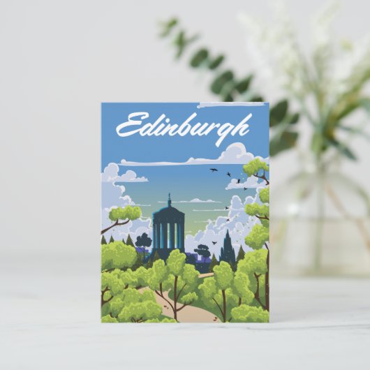 Edinburgh Scotland Briefkaart (Staand voorkant)