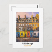 Edinburgh Scotland Briefkaart (Voorkant / Achterkant)