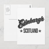 Edinburgh Scotland Briefkaart (Voorkant / Achterkant)