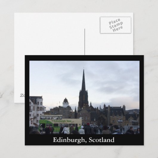 Edinburgh, Scotland Briefkaart (Voorkant / Achterkant)
