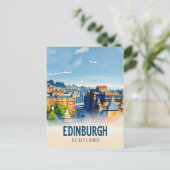 Edinburgh Scotland Briefkaart (Staand voorkant)
