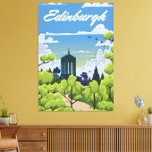 Edinburgh Scotland Canvas Afdruk (Insitu (Woonkamer))