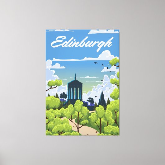 Edinburgh Scotland Canvas Afdruk (Voorkant)