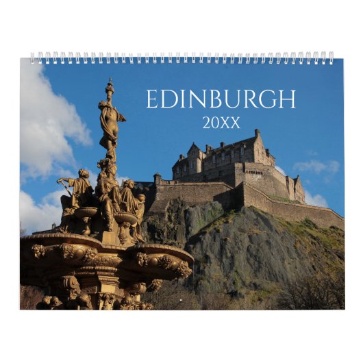 Edinburgh Scotland City esthetische muurkalender Kalender (Hoes)