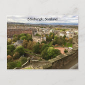 Edinburgh Scotland city skyline vanaf Castle walls Briefkaart (Voorkant)