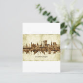 Edinburgh Scotland Cityscape Feestdagenkaart (Staand voorkant)