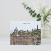 Edinburgh Scotland, Cityscape, fotografie Briefkaart (Staand voorkant)