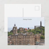 Edinburgh Scotland, Cityscape, fotografie Briefkaart (Voorkant / Achterkant)
