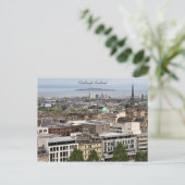 Edinburgh Scotland, Cityscape, fotografie Briefkaart (Staand voorkant)