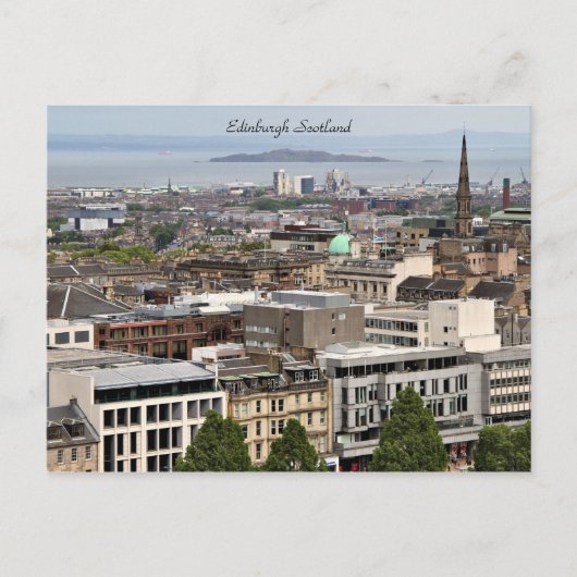 Edinburgh Scotland, Cityscape, fotografie Briefkaart (Voorkant)