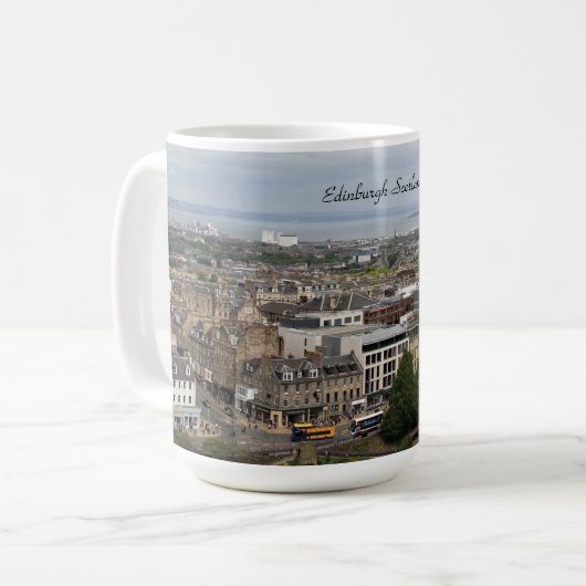 Edinburgh Scotland, Cityscape, fotografie Koffiemok (Voorkant links)