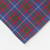 Edinburgh Scotland District Tartan Fleece Deken (Hoek)