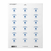 EDINBURGH Scotland Etiket (Full Sheet)