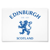 EDINBURGH Scotland Foto Afdruk (Voorkant)