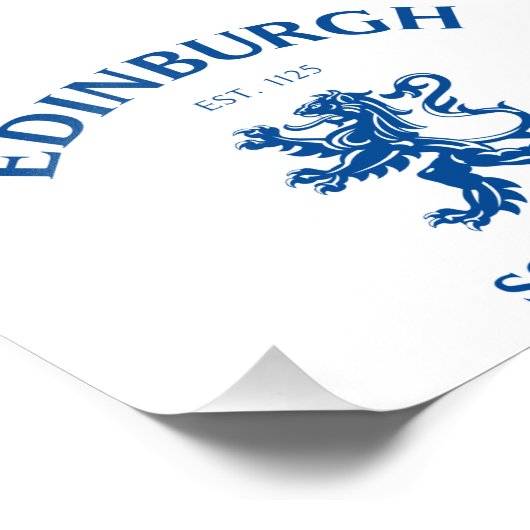 EDINBURGH Scotland Foto Afdruk (Hoek)