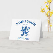 EDINBURGH Scotland Kaart (Gele Bloem)