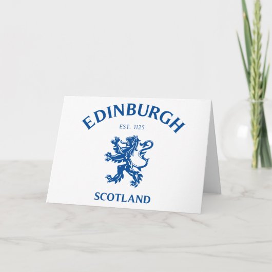 EDINBURGH Scotland Kaart (Voorkant)