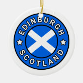 Edinburgh Scotland Keramisch Ornament (Voorkant)