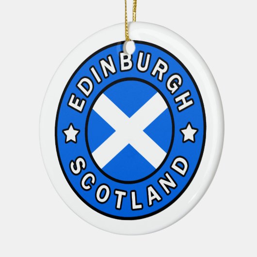 Edinburgh Scotland Keramisch Ornament (Links)