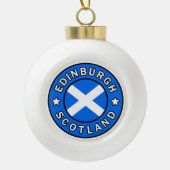 Edinburgh Scotland Keramische Bal Ornament (Voorkant)