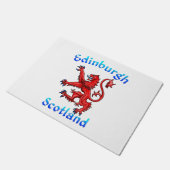 Edinburgh Scotland Lion Rampant Scottish Flag Deurmat (Schuin)